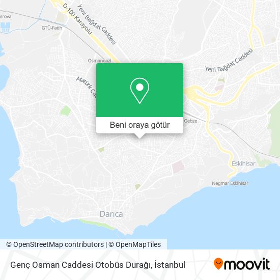 Genç Osman Caddesi Otobüs Durağı harita
