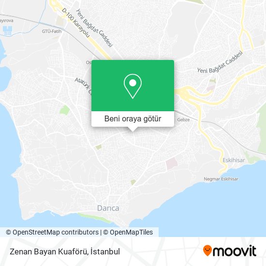 Zenan Bayan Kuaförü harita