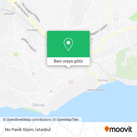 No Panik Giyim harita