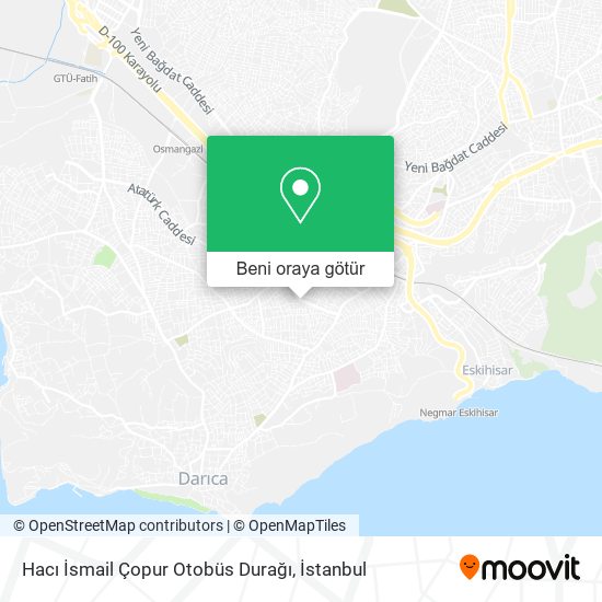 Hacı İsmail Çopur Otobüs Durağı harita