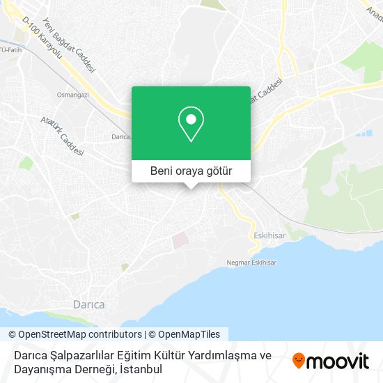 Darıca Şalpazarlılar Eğitim Kültür Yardımlaşma ve Dayanışma Derneği harita