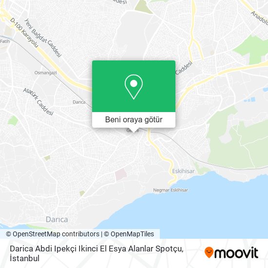 Darica Abdi Ipekçi Ikinci El Esya Alanlar Spotçu harita