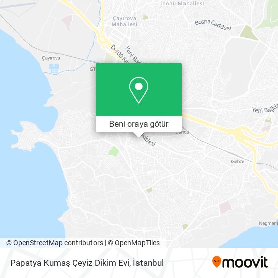 Papatya Kumaş Çeyiz Dikim Evi harita