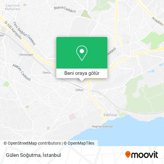 Gülen Soğutma harita