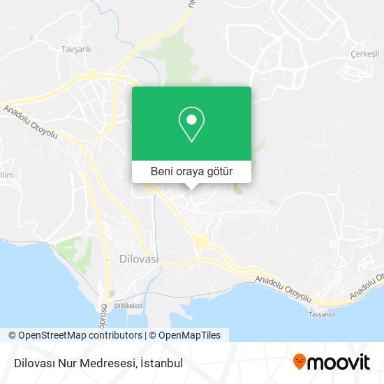 Dilovası Nur Medresesi harita