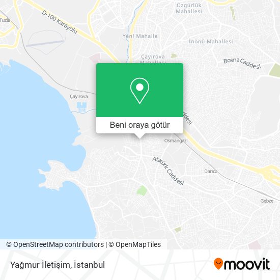 Yağmur İletişim harita