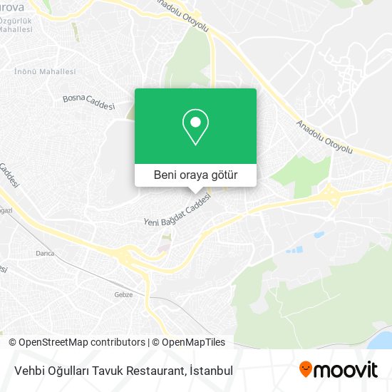 Vehbi Oğulları Tavuk Restaurant harita