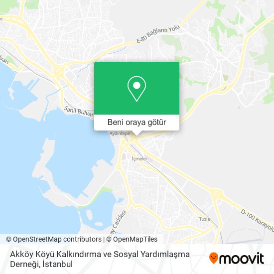 Akköy Köyü Kalkındırma ve Sosyal Yardımlaşma Derneği harita