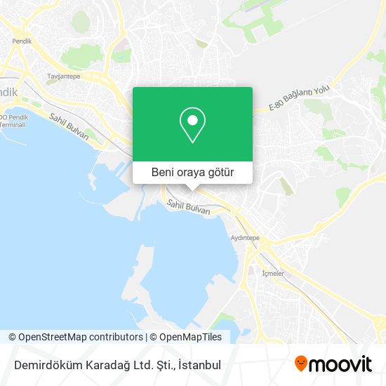 Demirdöküm Karadağ Ltd. Şti. harita