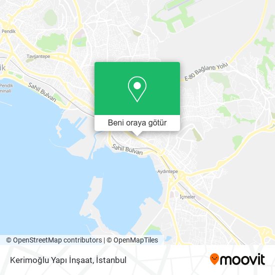 Kerimoğlu Yapı İnşaat harita