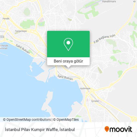 İstanbul Pilav Kumpir Waffle harita