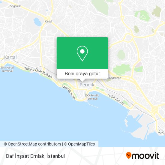 Daf İnşaat Emlak harita