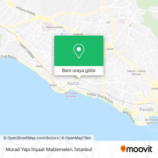 Murad Yapı İnşaat Malzemeleri harita