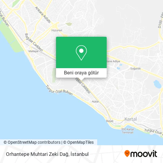 Orhantepe Muhtari Zeki Dağ harita