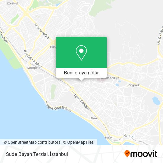 Sude Bayan Terzisi harita