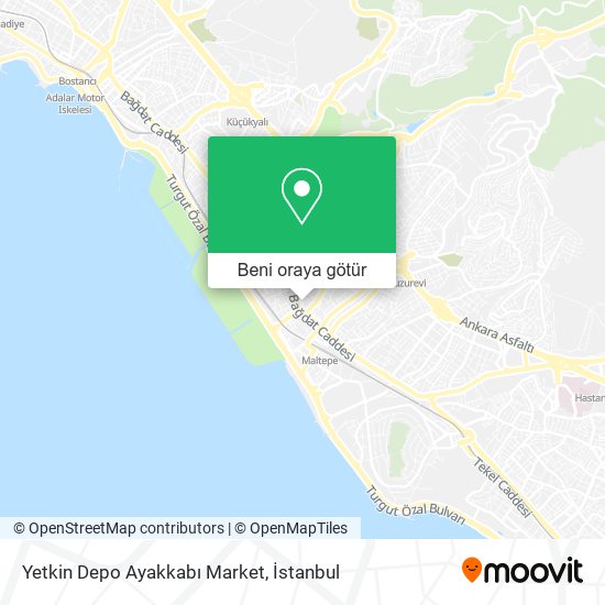 Yetkin Depo Ayakkabı Market harita