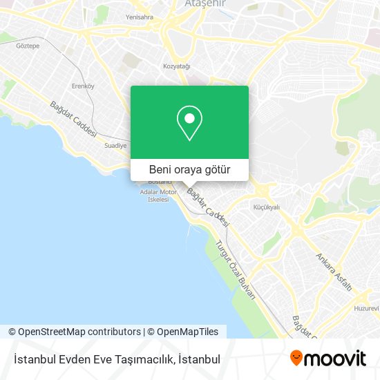 İstanbul Evden Eve Taşımacılık harita