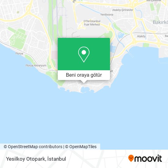 Yesilkoy Otopark harita