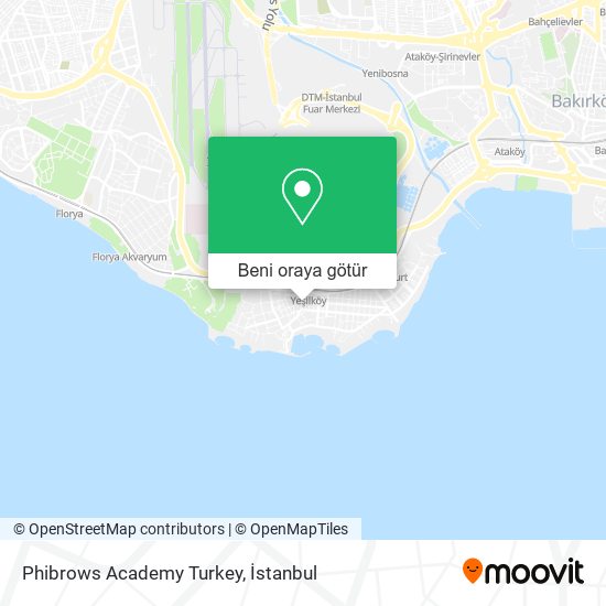 Phibrows Academy Turkey harita