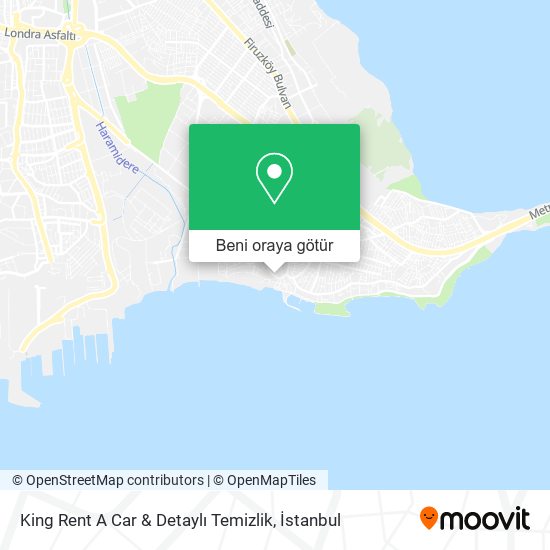 King Rent A Car & Detaylı Temizlik harita