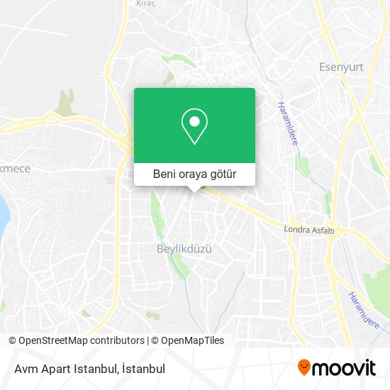 Avm Apart Istanbul harita