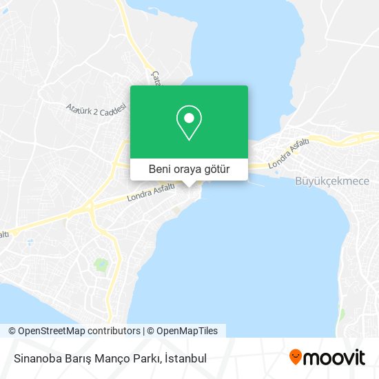 Sinanoba Barış Manço Parkı harita