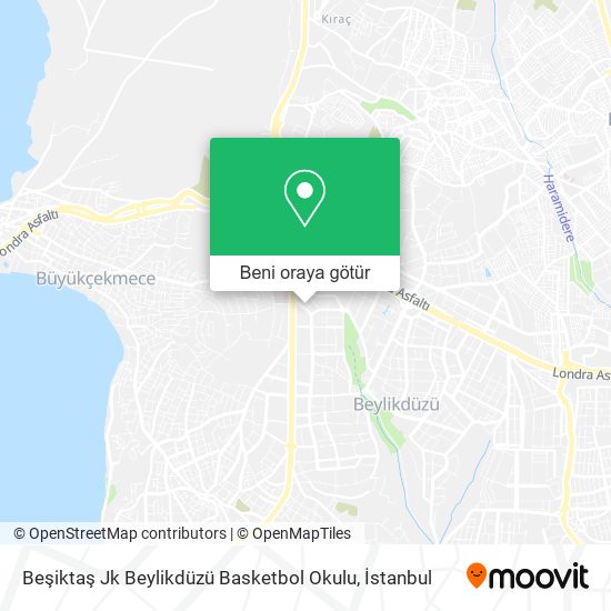 Beşiktaş Jk Beylikdüzü Basketbol Okulu harita