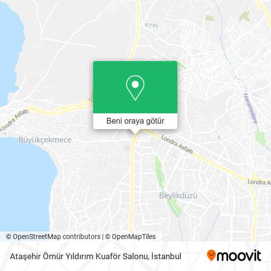 Ataşehir Ömür Yıldırım Kuaför Salonu harita