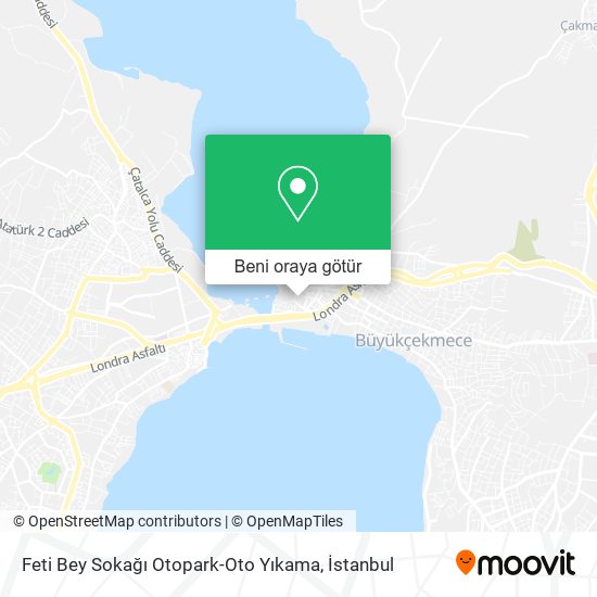 Feti Bey Sokağı Otopark-Oto Yıkama harita