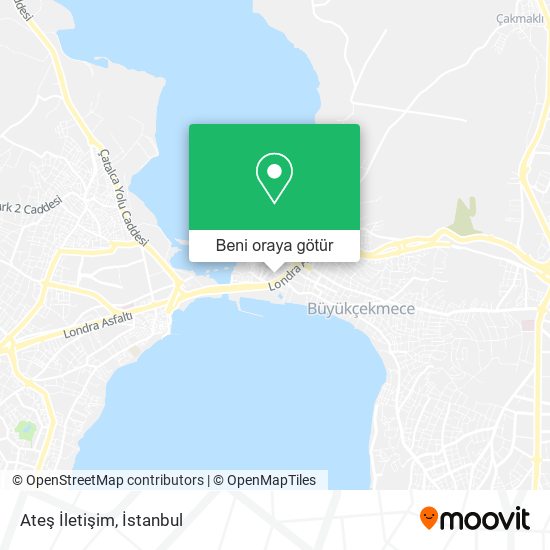 Ateş İletişim harita