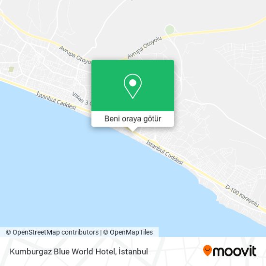Kumburgaz Blue World Hotel harita