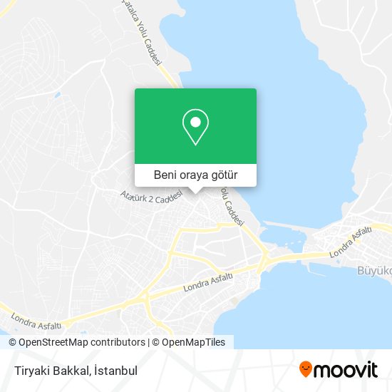 Tiryaki Bakkal harita