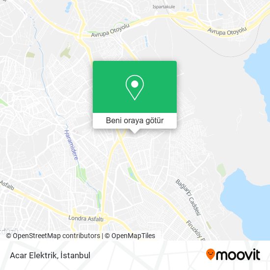 Acar Elektrik harita