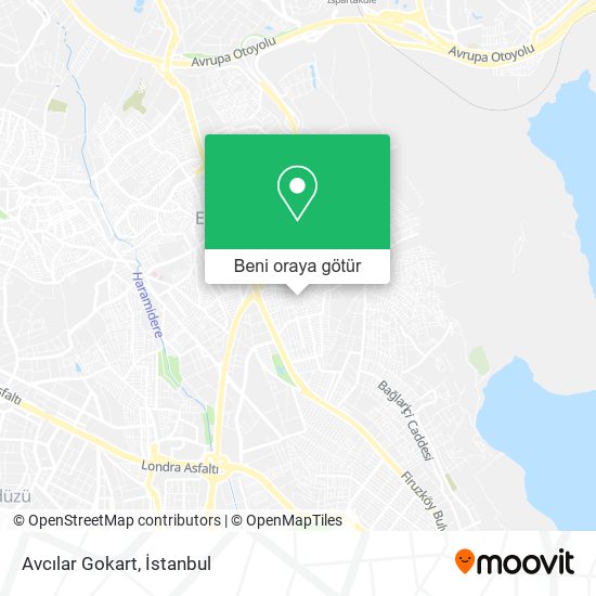Avcılar Gokart harita
