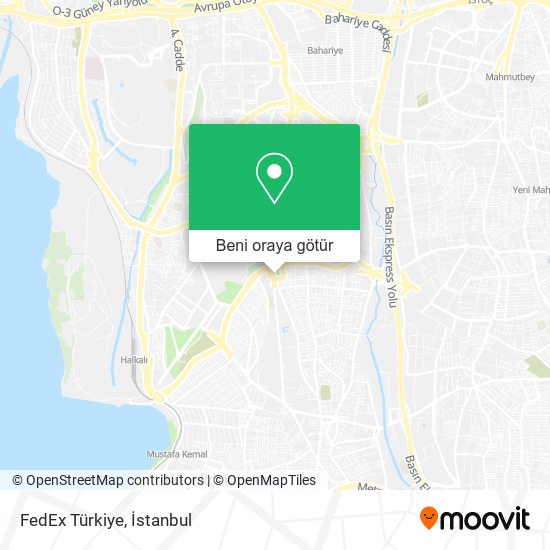FedEx Türkiye harita