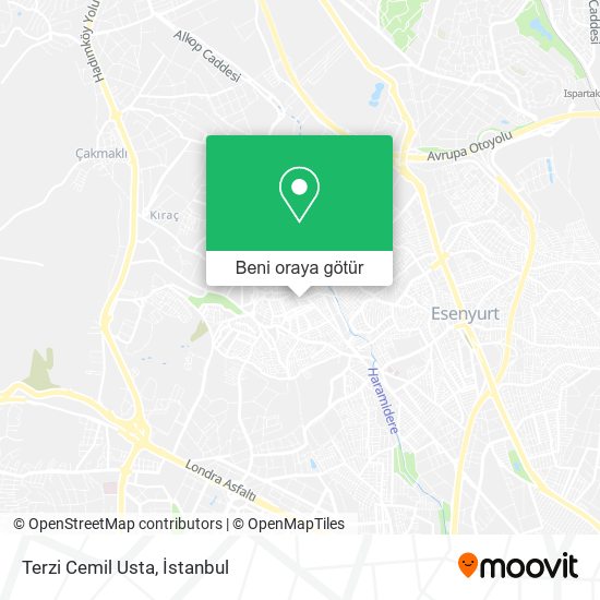Terzi Cemil Usta harita