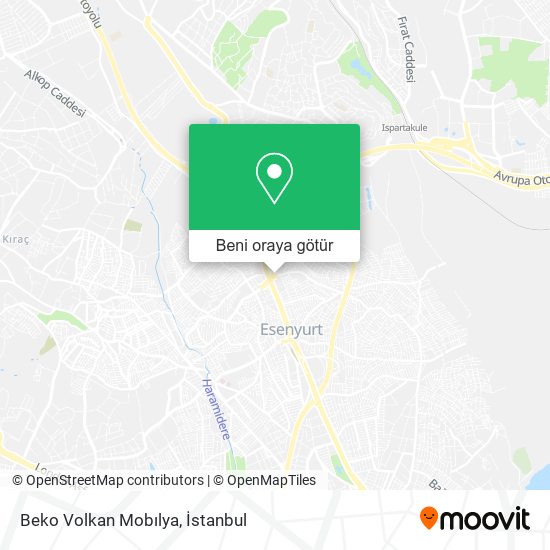 Beko Volkan Mobılya harita