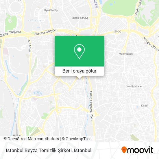 İstanbul Beyza Temizlik Şirketi harita
