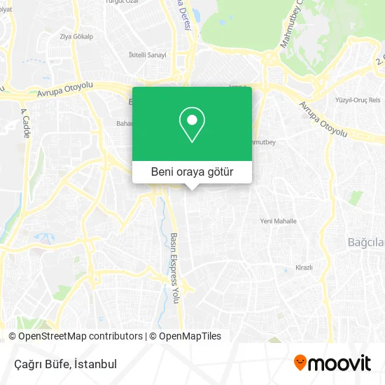 Çağrı Büfe harita