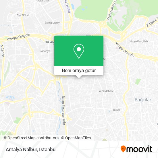 Antalya Nalbur harita