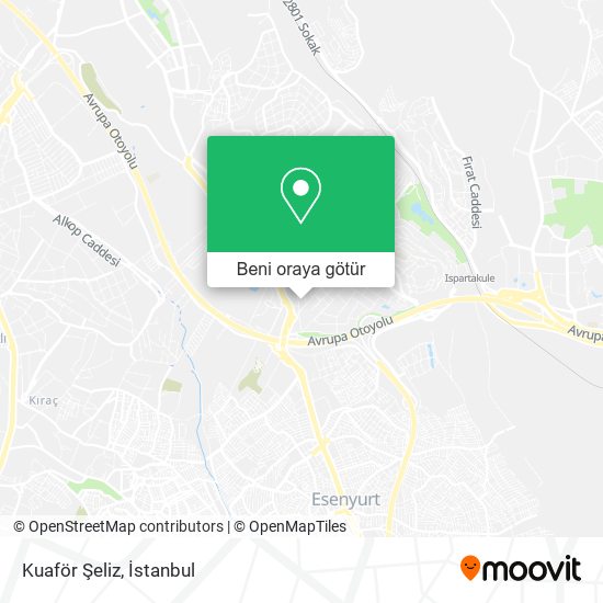 Kuaför Şeliz harita