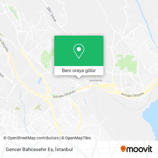 Gencer Bahcesehır Es harita