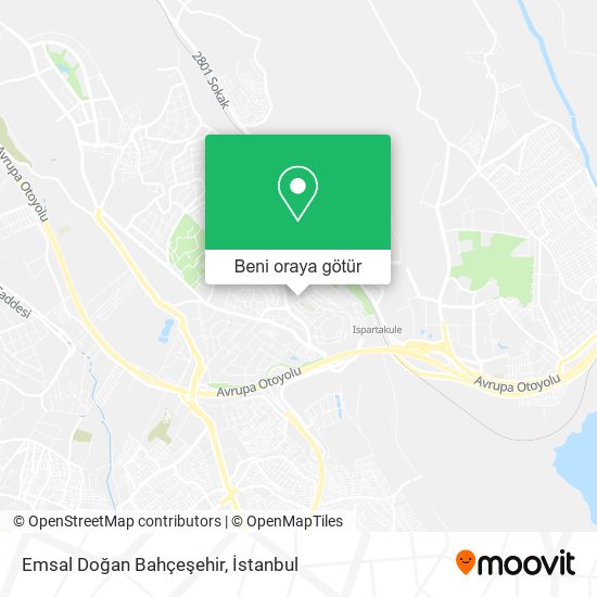 Emsal Doğan Bahçeşehir harita