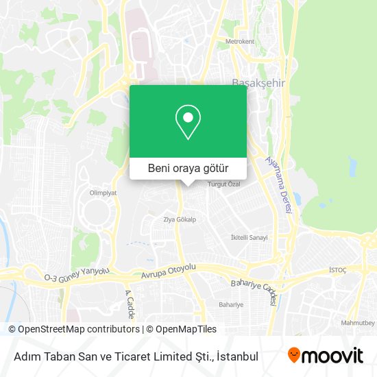 Adım Taban San ve Ticaret Limited Şti. harita