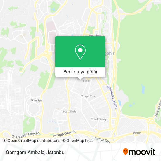 Gamgam Ambalaj harita