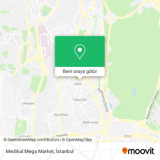 Medikal Mega Market harita