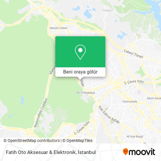 Fatih Oto Aksesuar & Elektronik harita