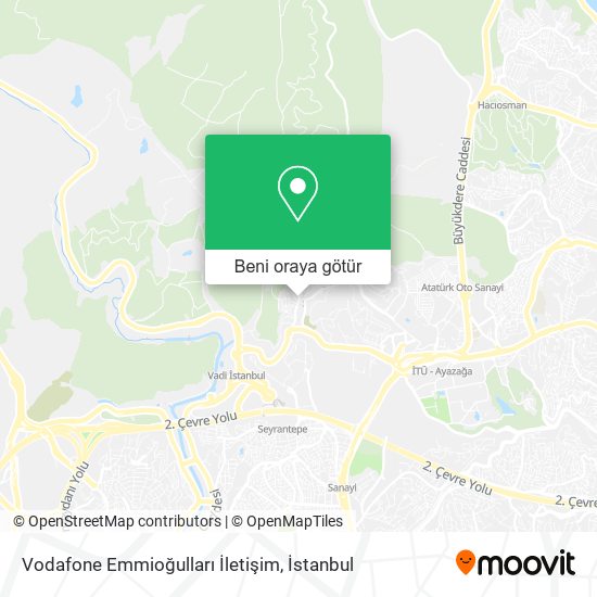 Vodafone Emmioğulları İletişim harita