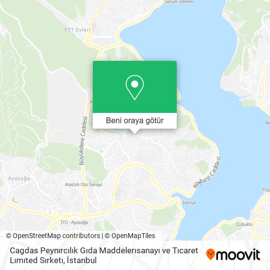 Cagdas Peynırcılık Gıda Maddelerısanayı ve Tıcaret Lımıted Sırketı harita