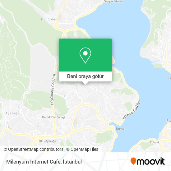 Milenyum İnternet Cafe harita
